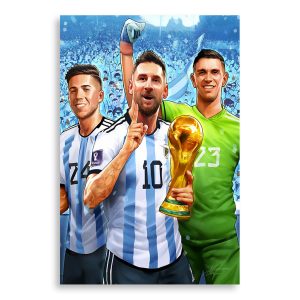 تابلو شاسی طرح جام جهانی 2022 Lionel Messi مدل NV0109