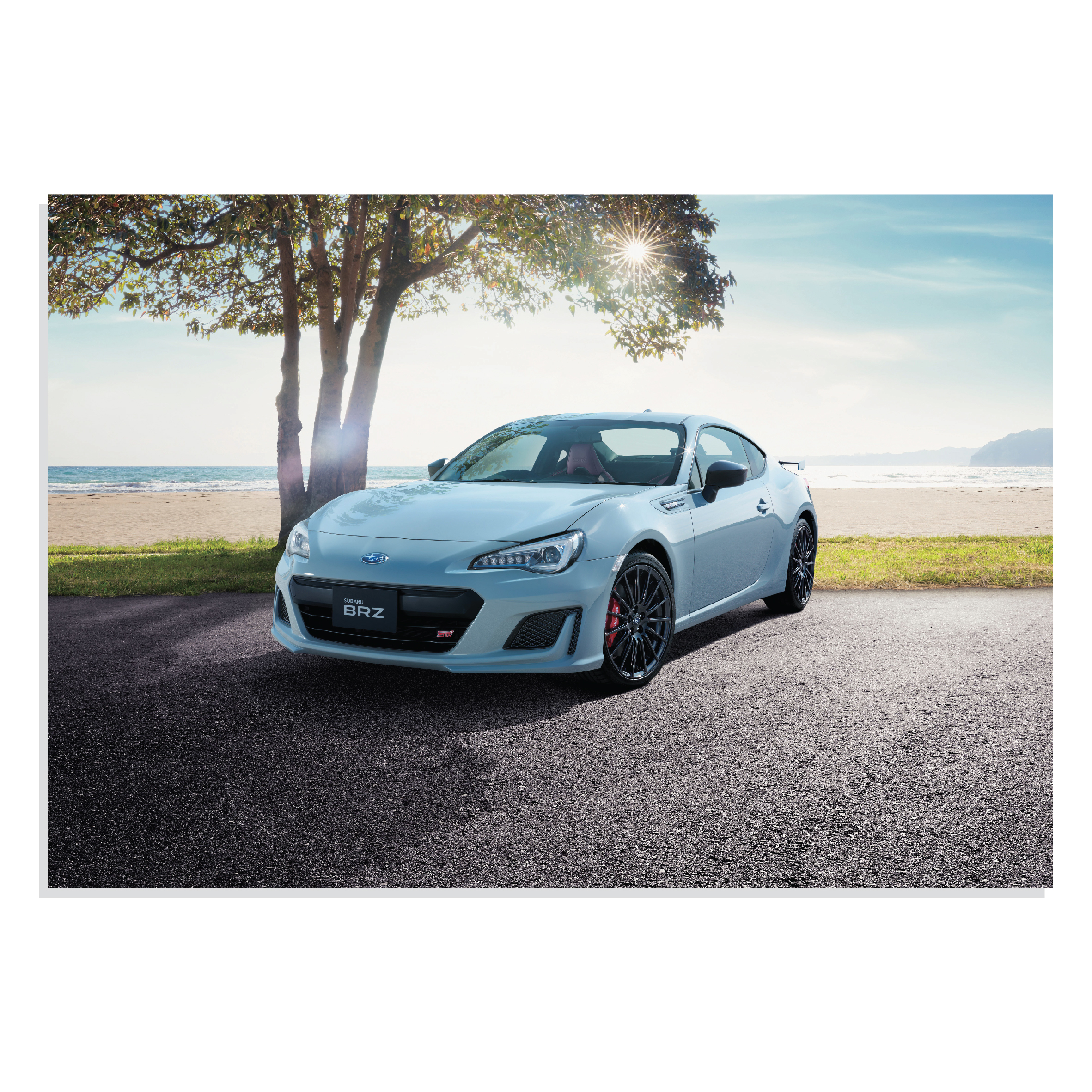 تابلو شاسی طرح ماشین سوبارو - Subaru BRZ STI Sport 2017 مدل NV0725