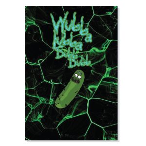 تابلو شاسی طرح ریک و مورتی Rick and Morty Pickle Rick مدل M0338