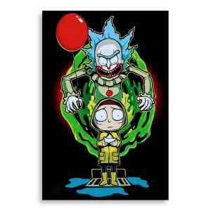 تابلو شاسی طرح Rick and Morty مدل NV0017