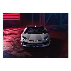 تابلو شاسی طرح ماشین لامبورگینی اونتادور -  Lamborghini Aventador SVJ Roadster مدل NV0742