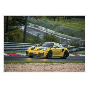 تابلو شاسی طرح ماشین پورشه 911 - Porsche 911 GT2 RS 991 2017 مدل NV0708