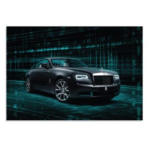 تابلو شاسی طرح ماشین رولز رویز - Rolls Royce Wraith مدل NV0723