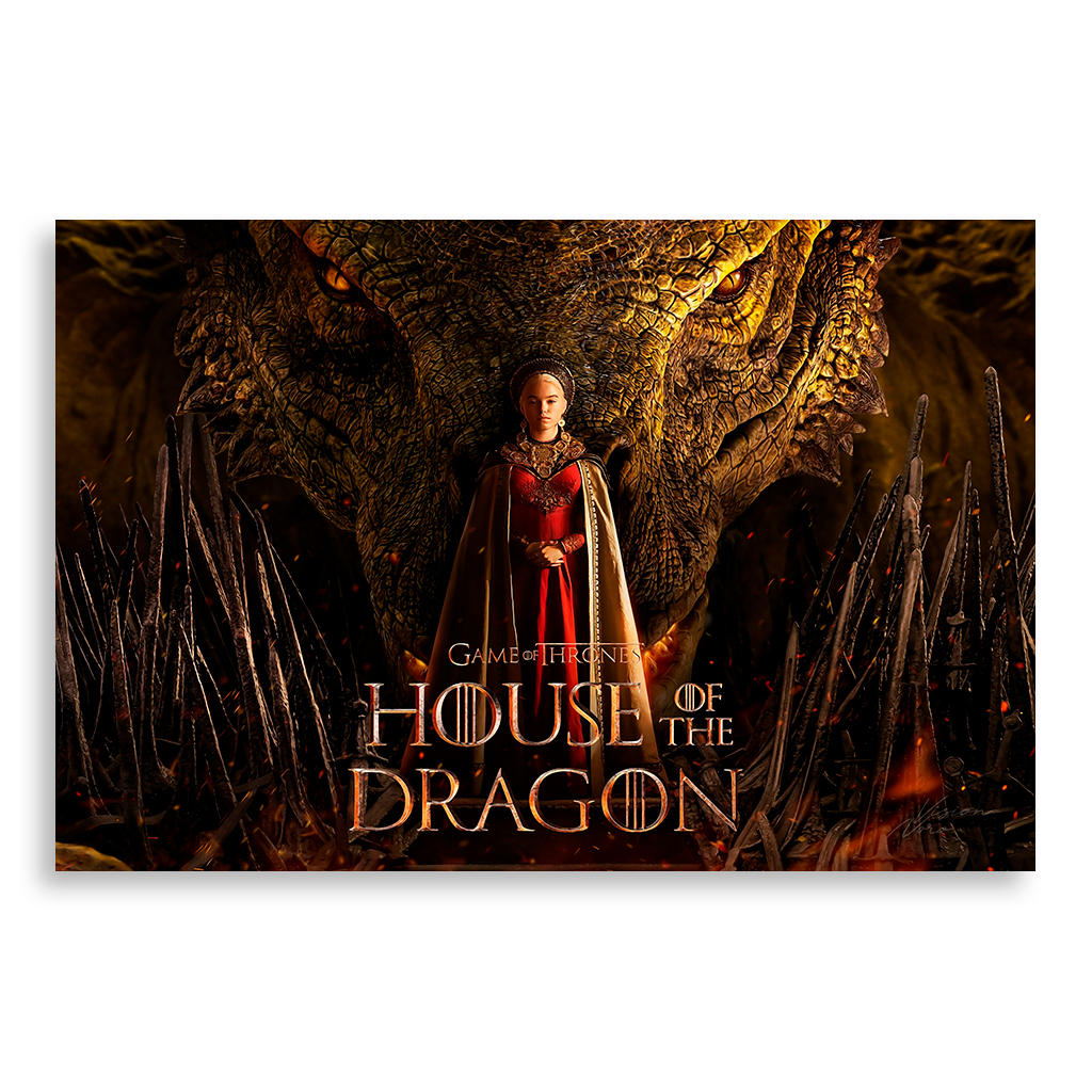 تابلو شاسی طرح سریال House of the Dragon مدل NV0286