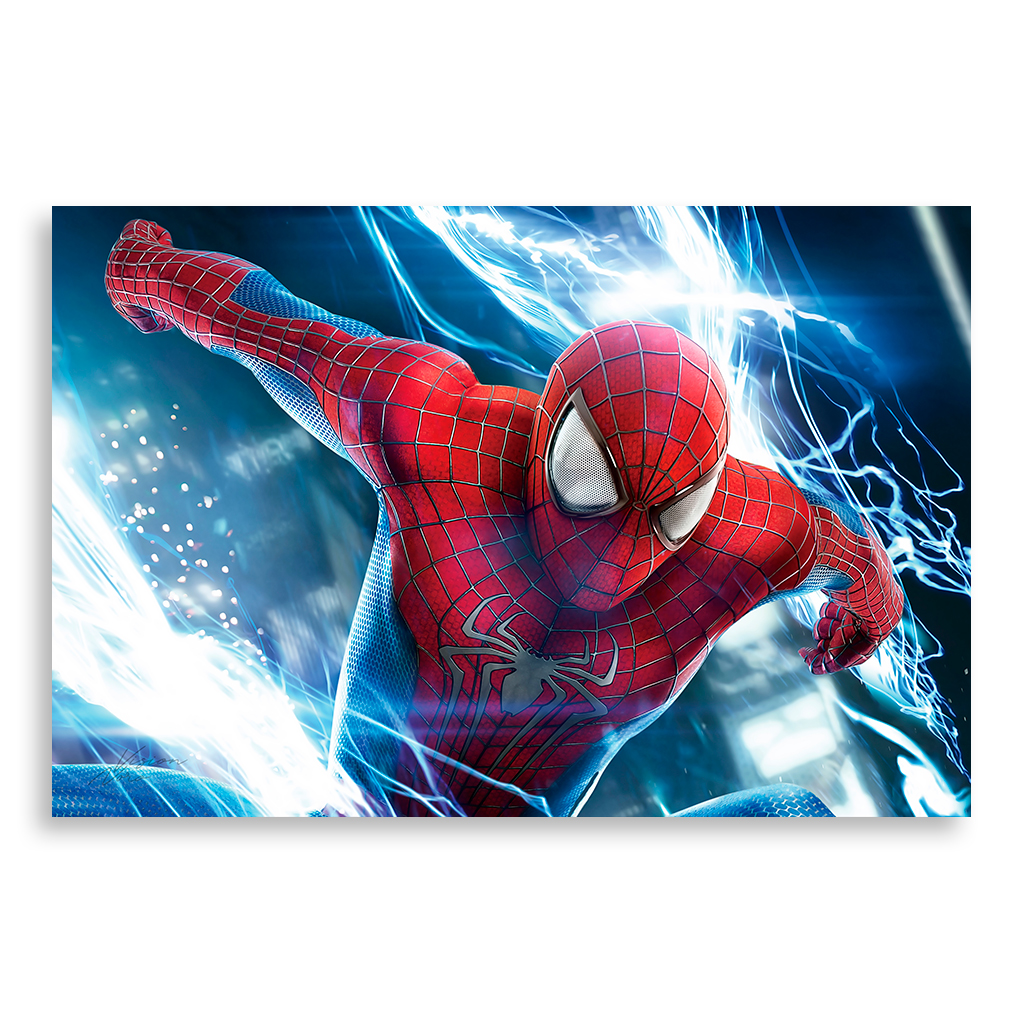 تابلو شاسی طرح مرد عنکبوتی Spider Man مدل NV0188