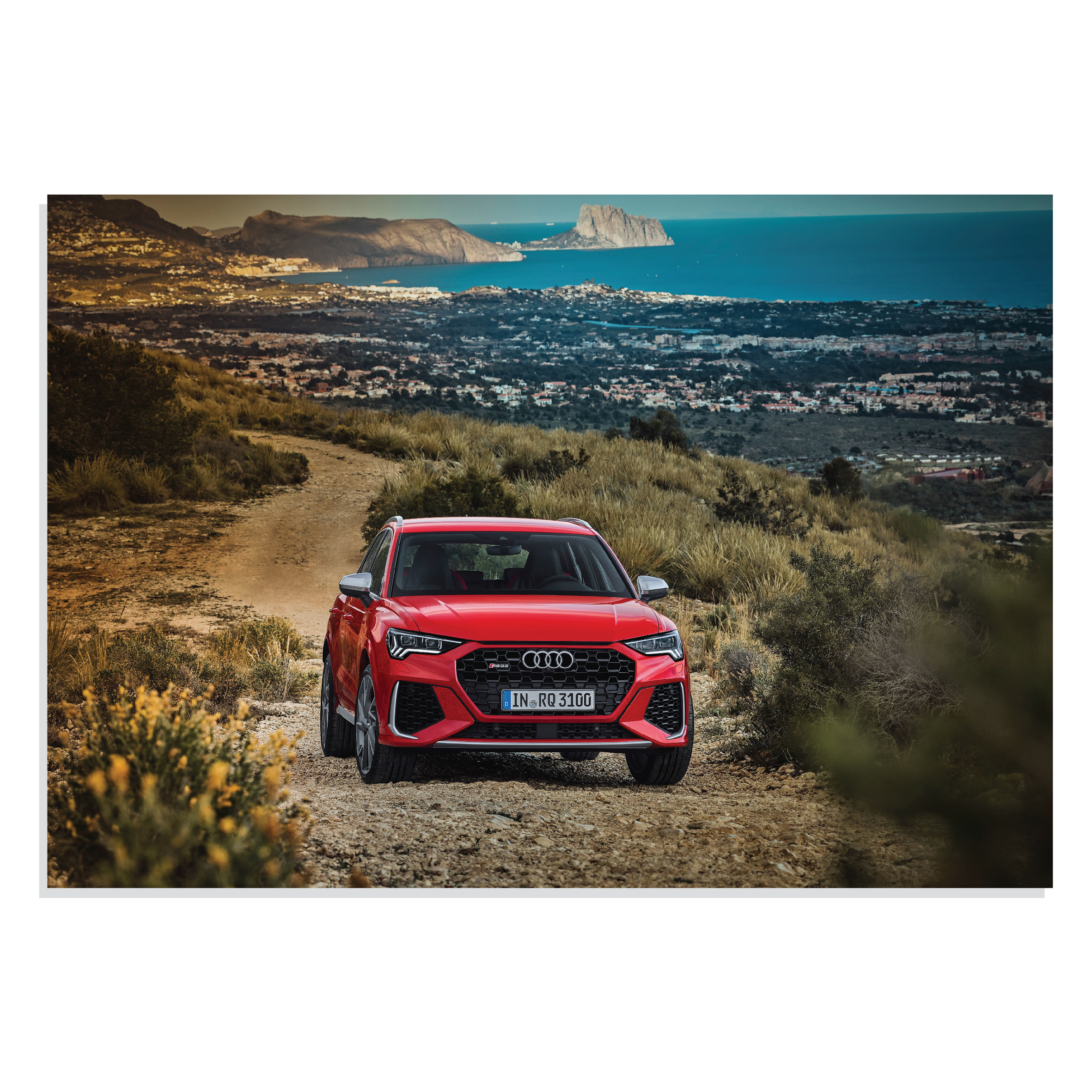 تابلو شاسی طرح ماشین آيودی آر اس کیو 3 - Audi RS6 Q3 مدل NV0627