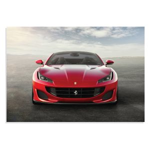 تابلو شاسی طرح ماشین فراری پورتوفینو - Ferrari Portofino 2017 مدل  NV0651