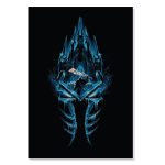 تابلو شاسی طرح گیم وارکرفت پادشاه لیچ Warcraft Lich King مدل M0572