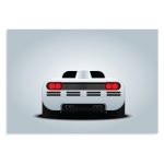 تابلو شاسی طرح مینیمال ماشین مکلارن - Mclaren f1 minimalim مدل NV0683