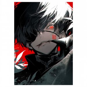 تابلو شاسی نورو استور طرح انیمه توکیو غول Tokyo Ghoul مدل NV1317