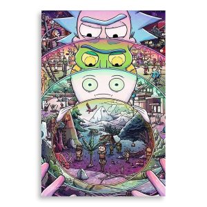 تابلو شاسی طرح Rick and Morty مدل NV0012