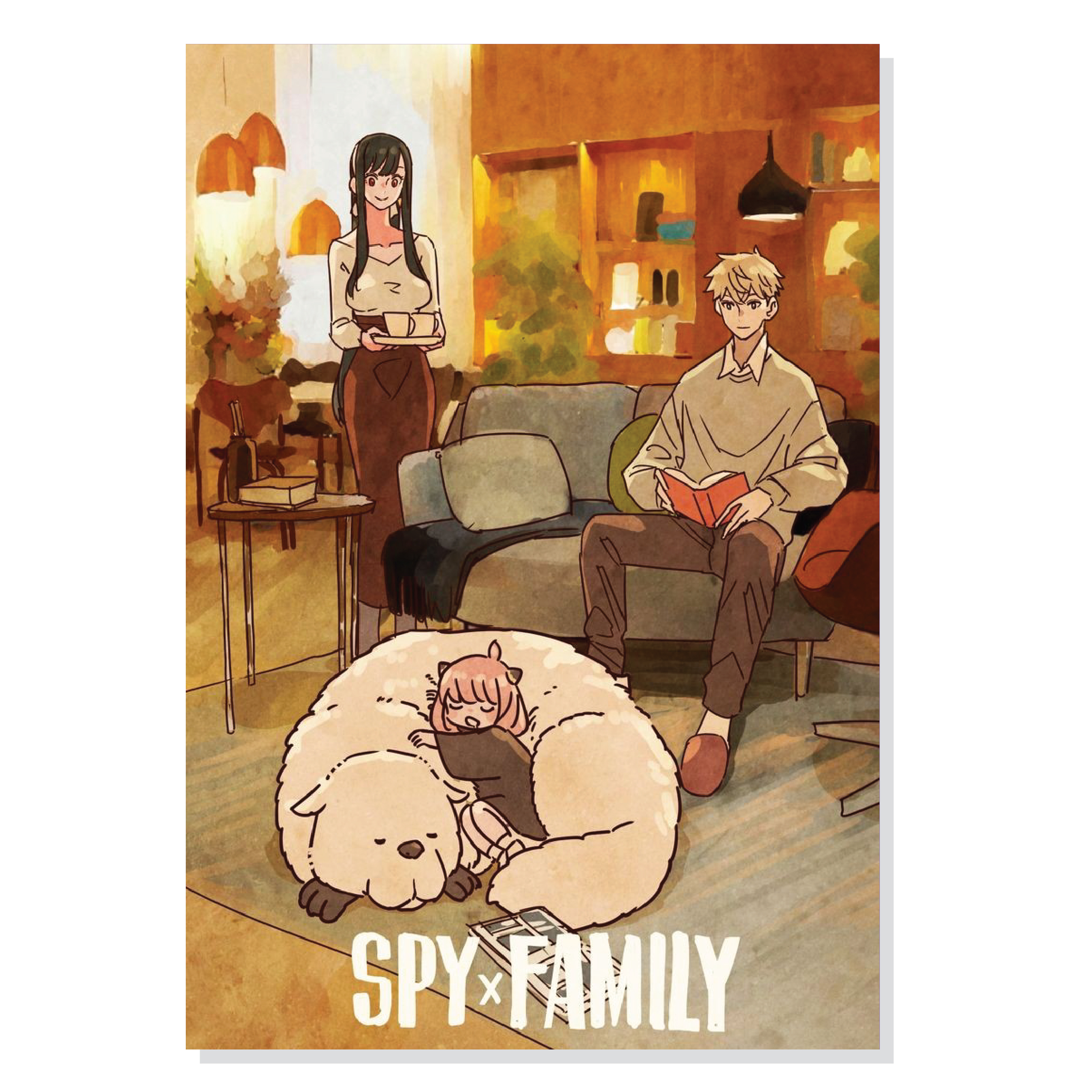 تابلو شاسی طرح انیمه خانواده جاسوس Spy x Family مدل M0419