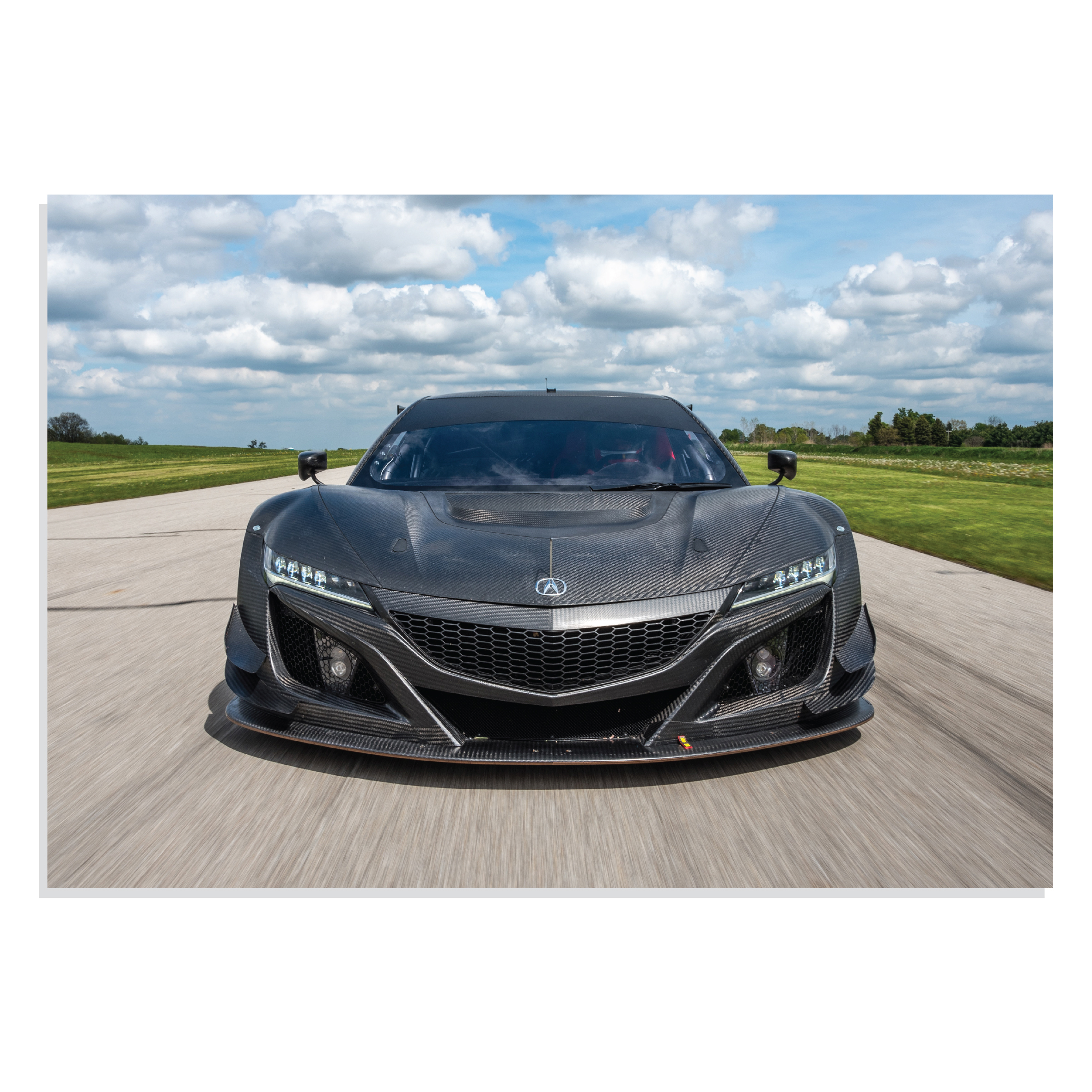 تابلو شاسی طرح ماشین آکورا - Acura nsx gt3 مدل NV0604