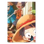 تابلو شاسی طرح انیمه وان پیس One Piece مدل M0325