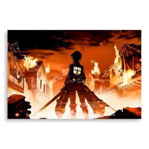 تابلو شاسی طرح انیمه Attack on Titan مدل NV0295