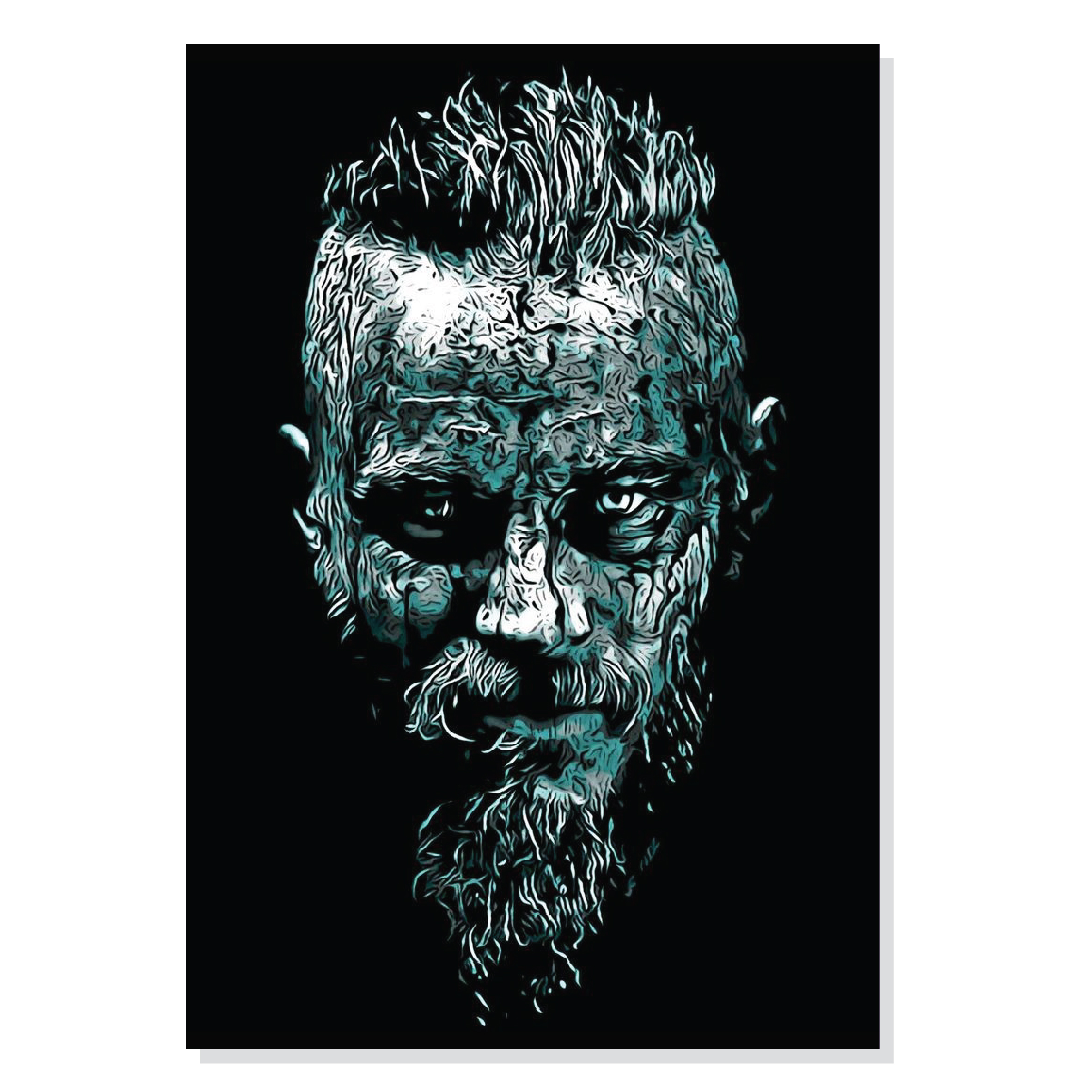 تابلو شاسی طرح سریال وایکینگ ها رگنار لاثبروک Vikings Ragnar Lothbrok مدل M0597