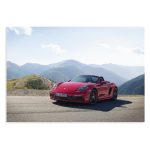 تابلو شاسی طرح ماشین پورشه 718 باکسر - Porsche 718 Boxter GTS 2017 مدل NV0705