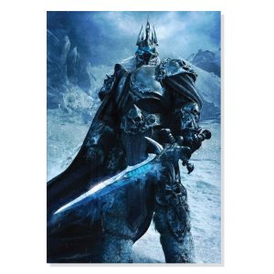 تابلو شاسی طرح گیم وارکرفت پادشاه لیچ Warcraft Lich King مدل M0569