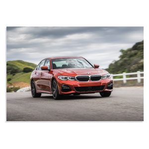 تابلو شاسی طرح ماشین بی ام دبلیو 330 آی - BMW 330i xdrive 2019 مدل  NV0635