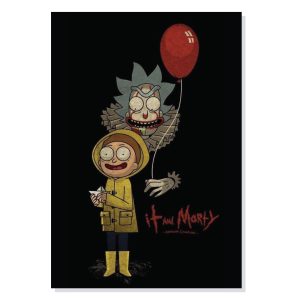 تابلو شاسی طرح انیمیشن ریک و مورتی Rick and Morty IT مدل M0381