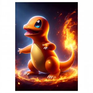 تابلو شاسی طرح انیمه پوکمون Pokemon مدل NV1307