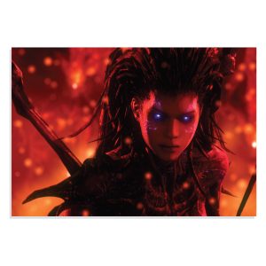 تابلو شاسی طرح Gaming - بازی استارکرفت سارا کریگان Starcraft Sarah Kerrigan مدل NV0944