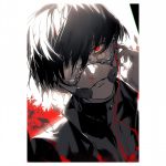 تابلو شاسی نورو استور طرح انیمه توکیو غول Tokyo Ghoul مدل NV1319