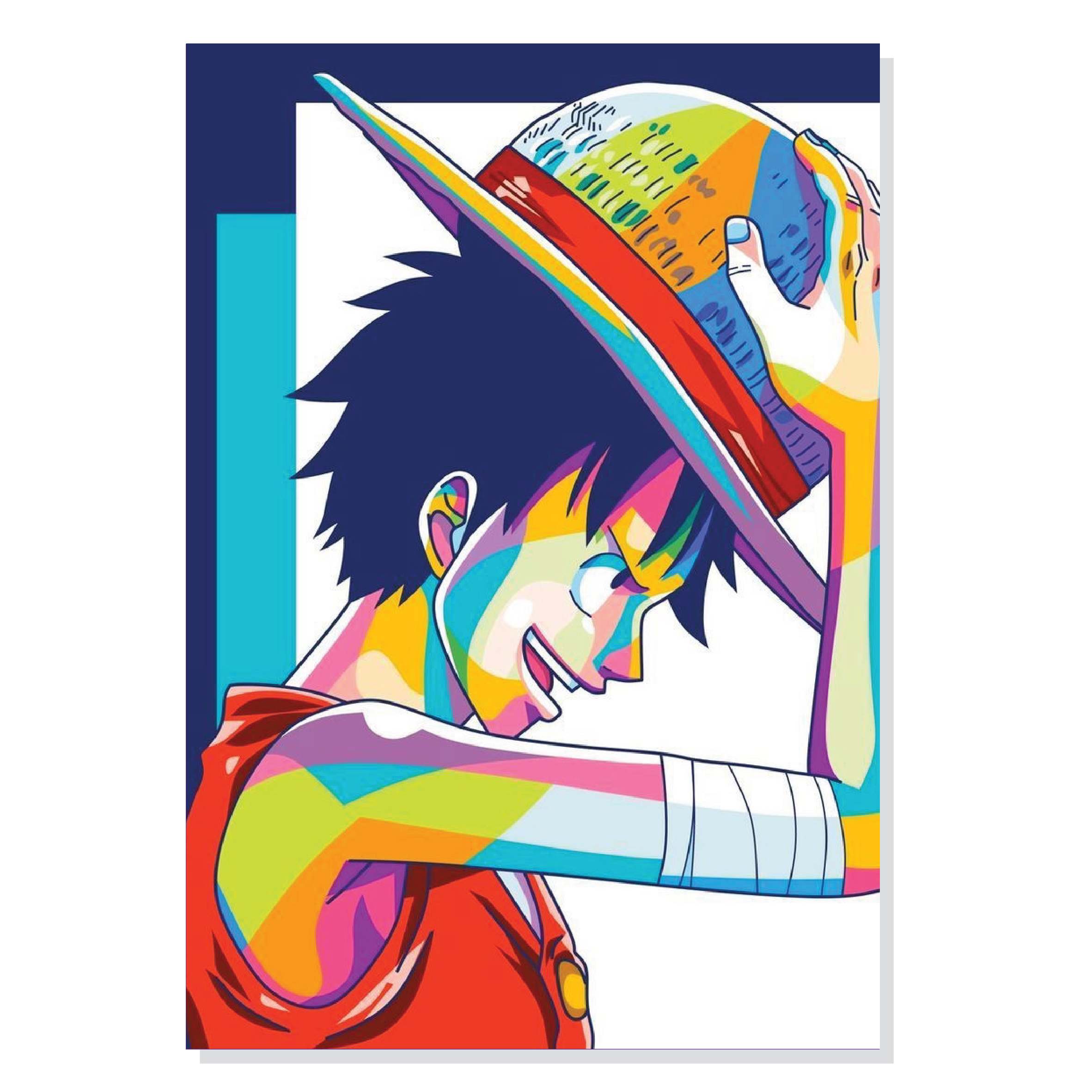 تابلو شاسی طرح انیمه وان پیس One Piece Luffy مدل M0366