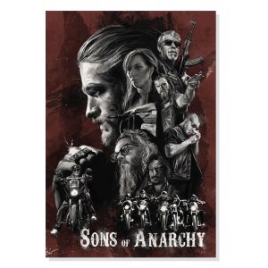 تابلو شاسی طرح سریال Sons of Anarchy SOA مدل M0434