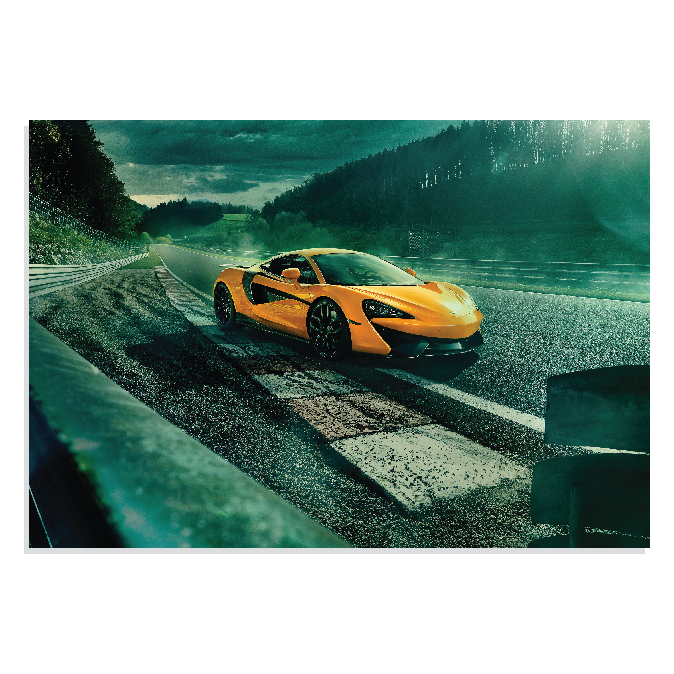 تابلو شاسی طرح ماشین مکلارن - Mclaren 570s 2018 مدل NV0679