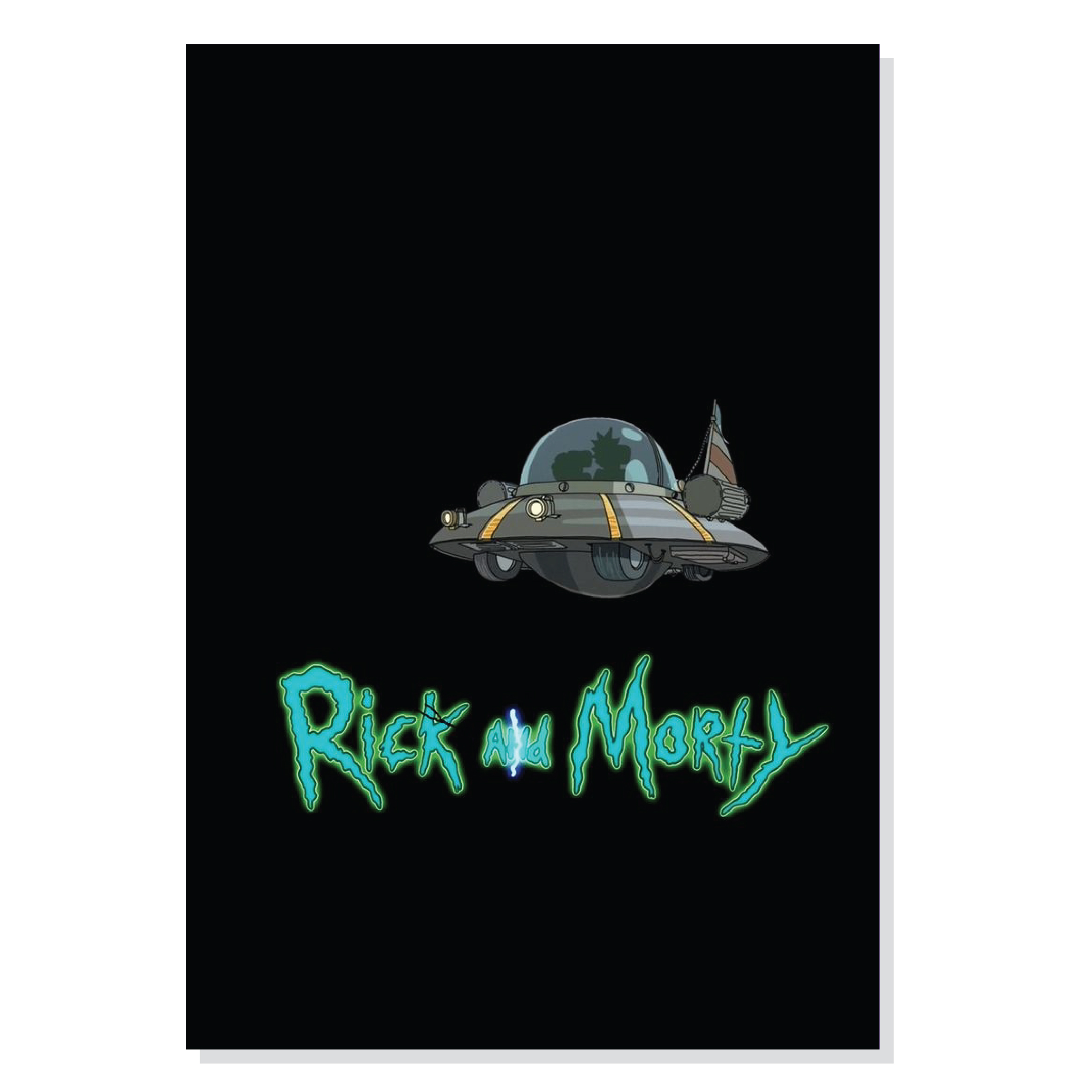 تابلو شاسی طرح انیمیشن ریک و مورتی Rick and Morty مدل M0353