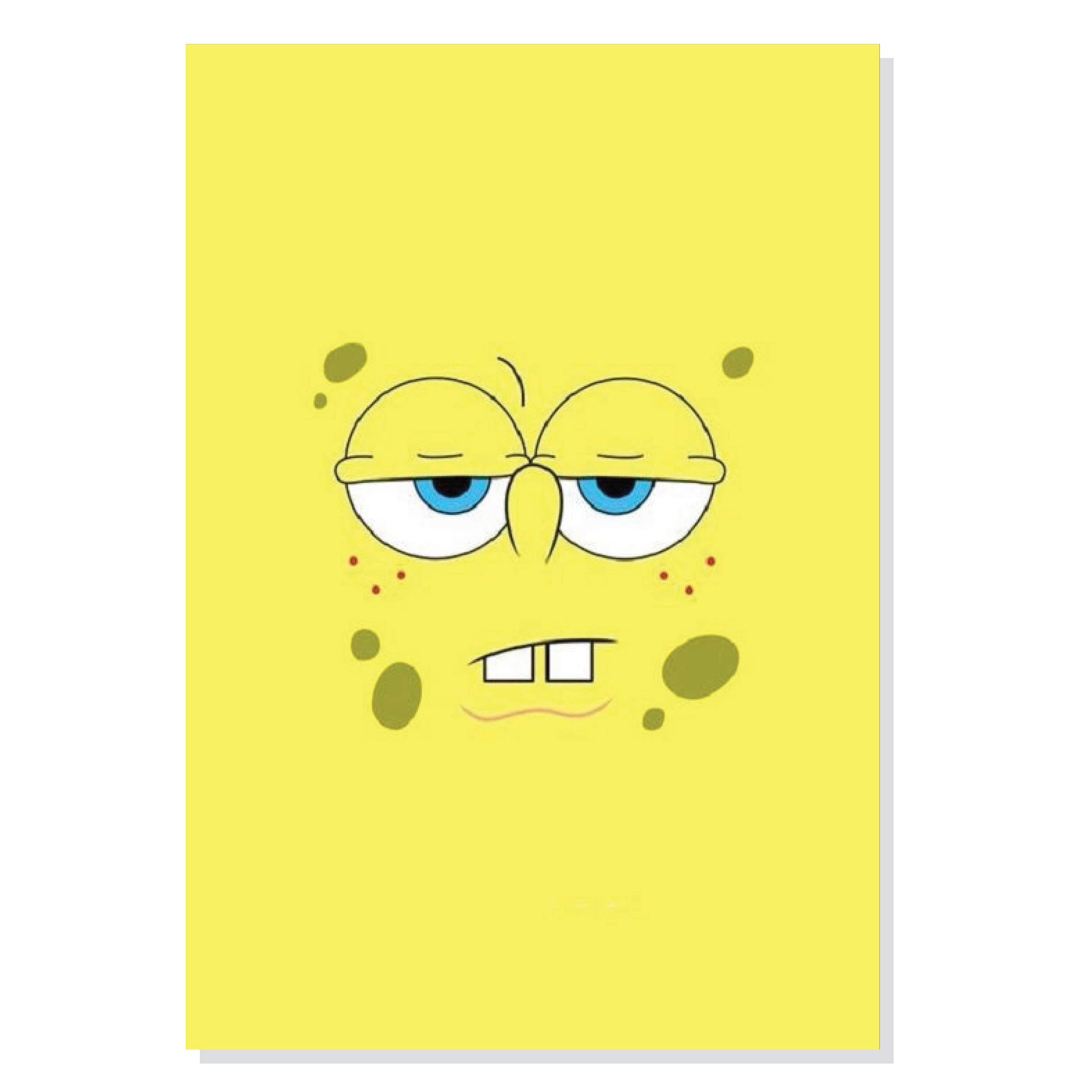 تابلو شاسی طرح صورت باب اسفنجی SpongeBob Face مدل M0684