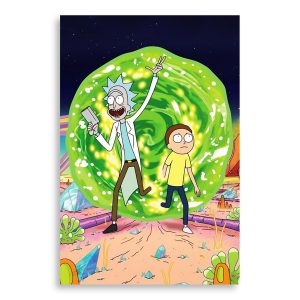 تابلو شاسی طرح Rick and Morty مدل NV0020