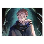 تابلو شاسی طرح انیمه جوجوتسو کایسن سوکونا Jujutsu Kaisen Anime Sukuna مدل NV0564