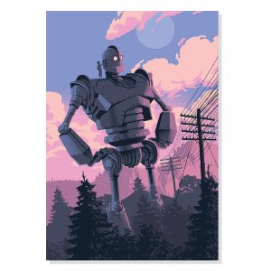 تابلو شاسی طرح انیمیشن غول آهنی Iron Giant مدل M0343