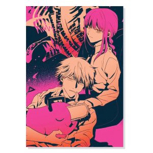 تابلو شاسی طرح انیمه مرد اره برقی Chainsaw Man مدل M0427