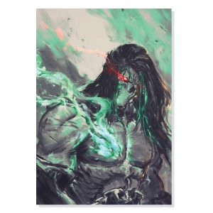 تابلو شاسی طرح گیمینگ دارکسایدرز Darksiders Death Horseman مدل M0191