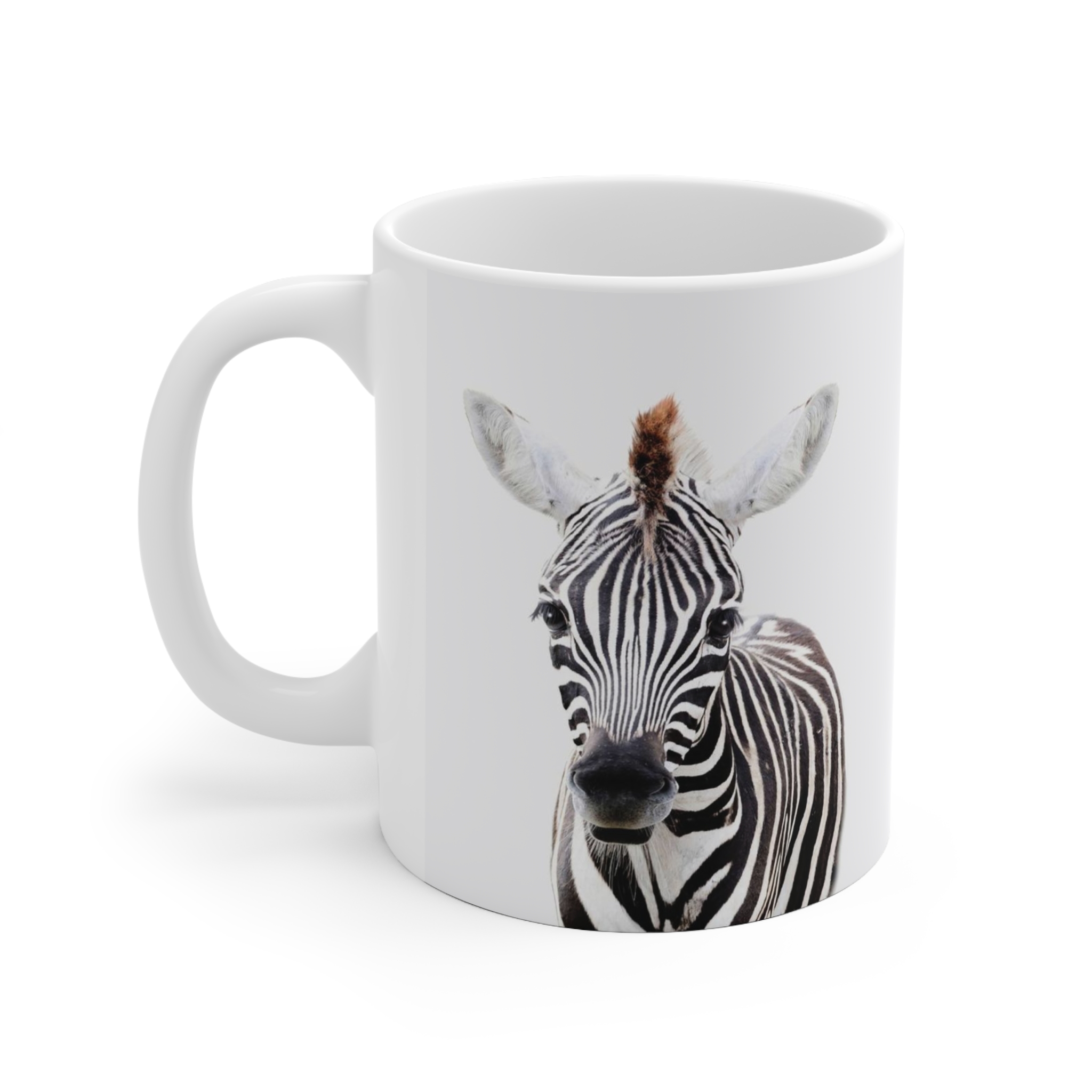 ماگ طرح حیوانات بانمک - گورخر Cute Animals - Zebra مدل NM1260