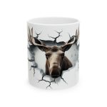 ماگ طرح سه بعدی گوزن deer مدل NM3168